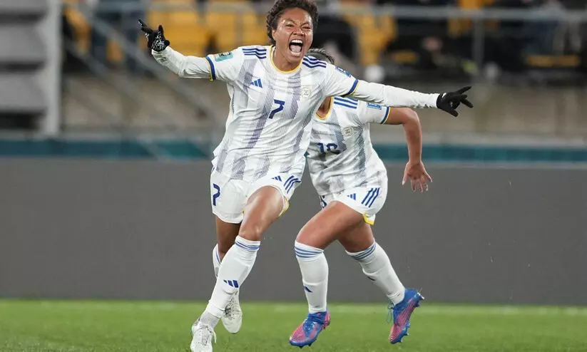 വനിത ലോകകപ്പിൽ ഫിലിപ്പീൻസ് ചരിത്രം; ന്യൂസിലൻഡിനെ വീഴ്ത്തി പ്രഥമ ജയം വനിത ലോകകപ്പിൽ ഫിലിപ്പീൻസ് ചരിത്രം; ന്യൂസിലൻഡിനെ വീഴ്ത്തി പ്രഥമ ജയം