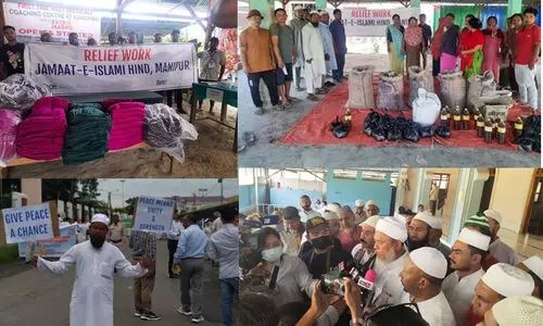 മ​ണി​പ്പൂ​ർ: സമാധാനദൗത്യം ഏറ്റെടുത്ത് മുസ്‍ലിംകളും