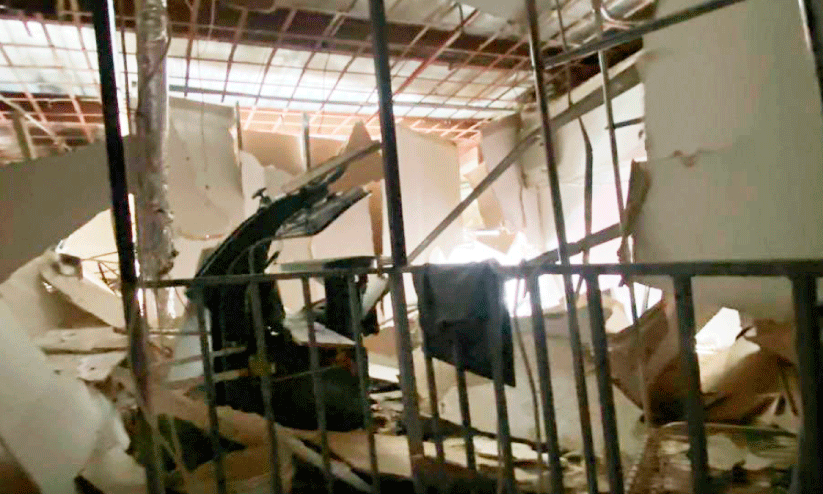 Water heater explodes