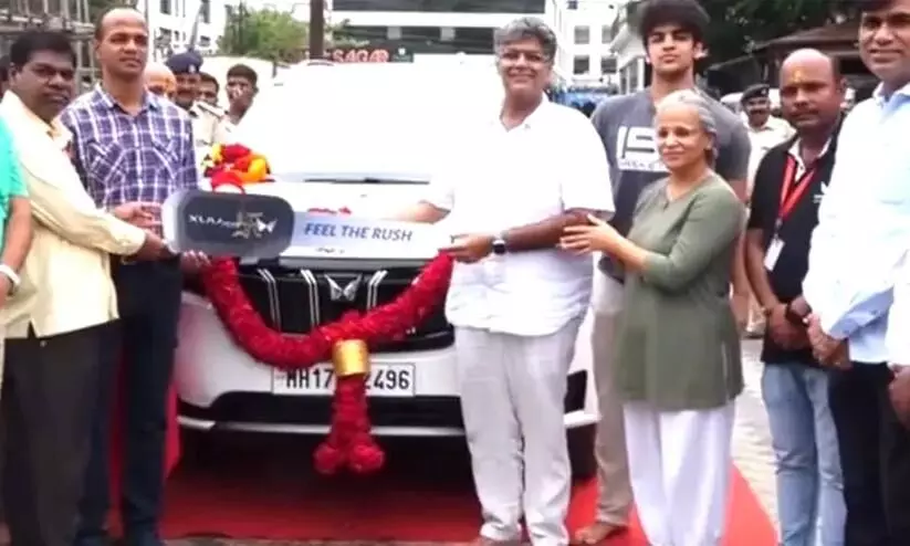 Mahindra Trust donates a brand-new XUV700 to Shirdi Sai Baba Temple