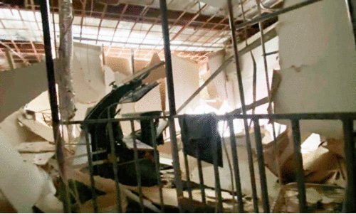 Water heater explodes