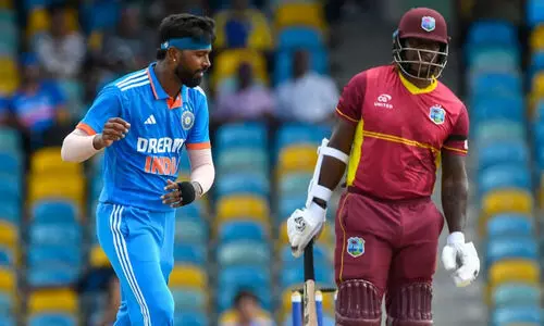 സഞ്ജുവിന് ഇടമില്ല; മുകേഷ് കുമാറിന് അരങ്ങേറ്റം; ടോസ് നേടിയ ഇന്ത്യ വിൻഡീസിനെ ബാറ്റിങ്ങിനയച്ചു