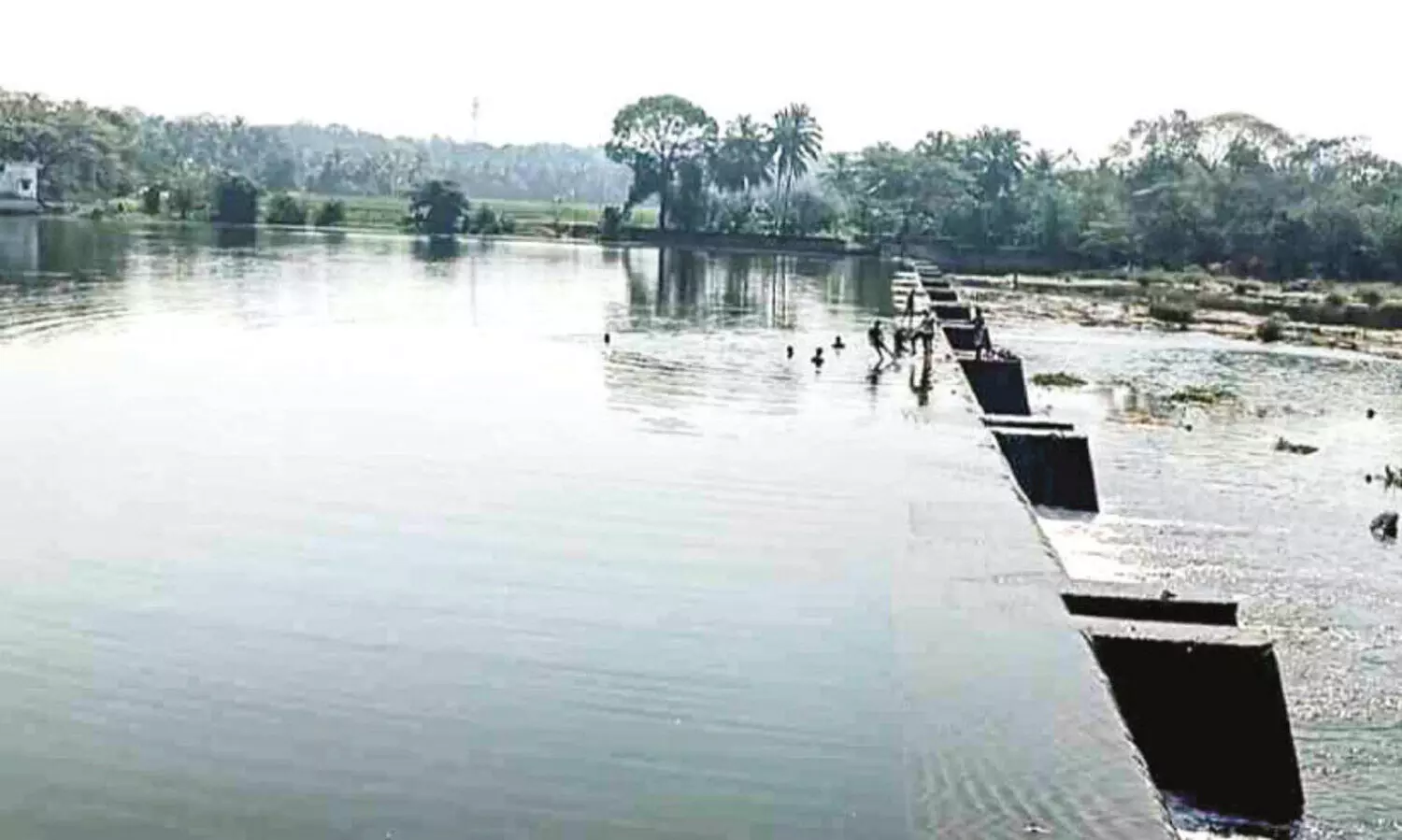 ഞാ​വ​ളി​ൻ​ക​ട​വ് മേ​ൽ​പാ​ല​ത്തി​ന് പ​ച്ച​ക്കൊ​ടി