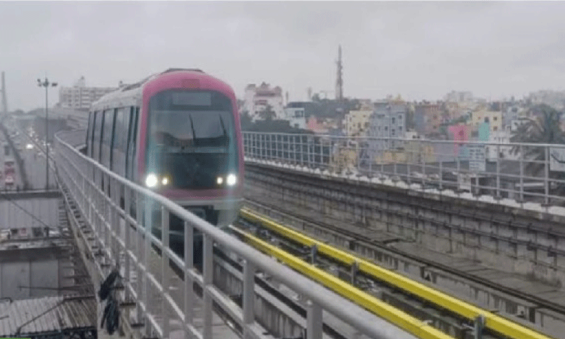 കെ.ആർ.പുരം-ബൈയപ്പനഹള്ളി പാതയിൽ മെട്രോ പരീക്ഷണയോട്ടം തുടങ്ങി കെ.ആർ.പുരം-ബൈയപ്പനഹള്ളി പാതയിൽ മെട്രോ പരീക്ഷണയോട്ടം തുടങ്ങി