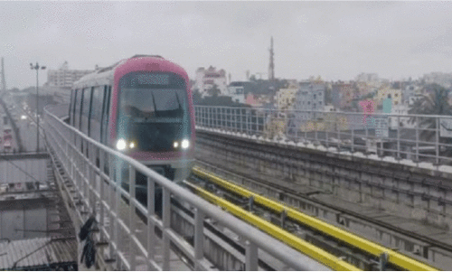 കെ.ആർ.പുരം-ബൈയപ്പനഹള്ളി പാതയിൽ മെട്രോ പരീക്ഷണയോട്ടം തുടങ്ങി