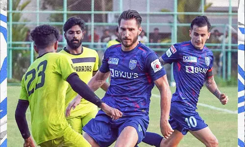 പ്രീസീസൺ മത്സരത്തിൽ ബ്ലാസ്റ്റേഴ്‌സിന് ജയം; മഹാരാജാസ് കോളജിനെ വീഴ്ത്തിയത് എതിരില്ലാത്ത എട്ട് ഗോളിന്