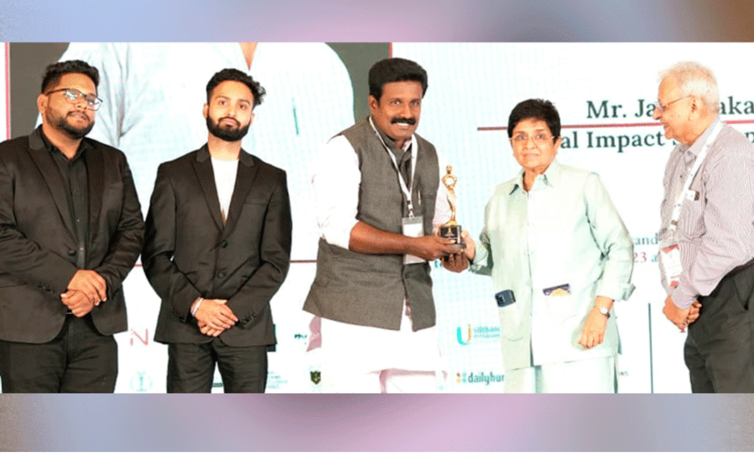 നഗരസഭ കൗൺസിലർ ജയപ്രകാശിന് ദേശീയ പുരസ്കാരം