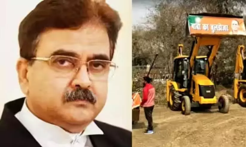 Hire bulldozer from Yogi Adityanath Calcutta HC judge