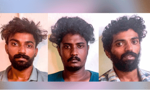 എം.ഡി.എം.എയുമായി മൂന്നുപേർ പിടിയിൽ