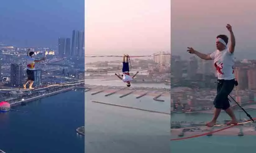 അ​തി​ശ​യം,   ആ​കാ​ശ​ന​ട​ത്തം...