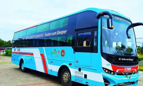 KSRTC seater cum sleeper bus