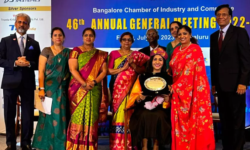 അഞ്ജു ബോബി ജോർജിനെ ബി.സി.ഐ.സി ആദരിച്ചു