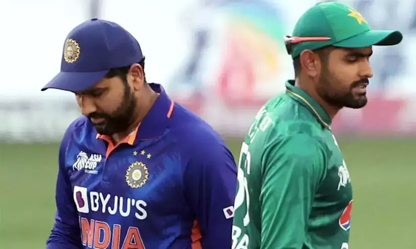 സുരക്ഷ ഒരുക്കുന്നതിലെ ആശങ്ക; ലോകകപ്പിലെ ഇന്ത്യ–പാകിസ്താൻ മത്സരം മാറ്റി സുരക്ഷ ഒരുക്കുന്നതിലെ ആശങ്ക; ലോകകപ്പിലെ ഇന്ത്യ–പാകിസ്താൻ മത്സരം മാറ്റി