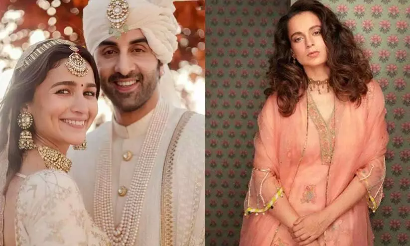 Kangana Ranaut Calls Ranbir Kapoor, Alia Bhatts Marriage Fake