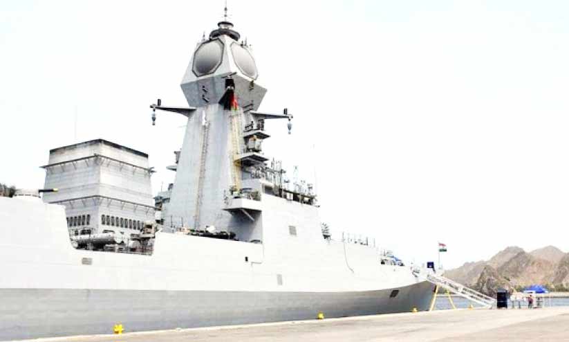 Ins Karna ഐ. എ ൻ. എ സ് വി ശാ ഖ പ ട്ട ണം മ സ്ക ത്തി ൽ | INS Visakhapatnam in ...