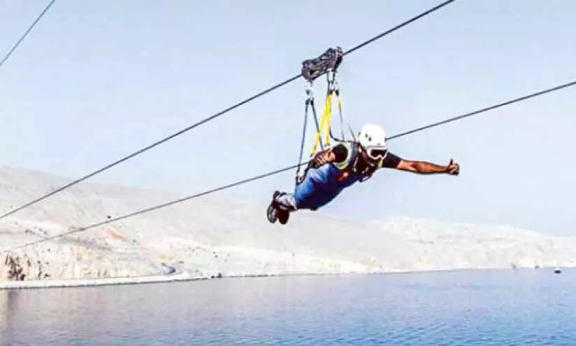 musandam zipline musandam zipline