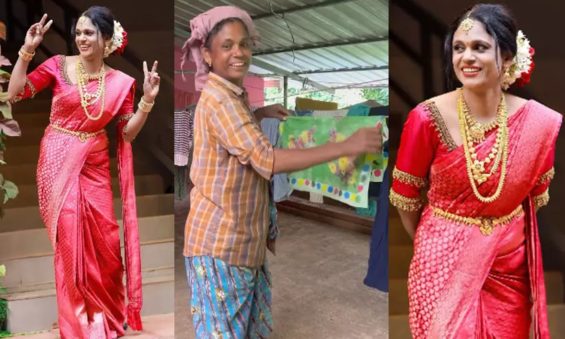 ഞെട്ടിച്ച് 52കാരി ചന്ദ്രികച്ചേച്ചിയുടെ ബ്രൈഡൽ മേക്കോവർ