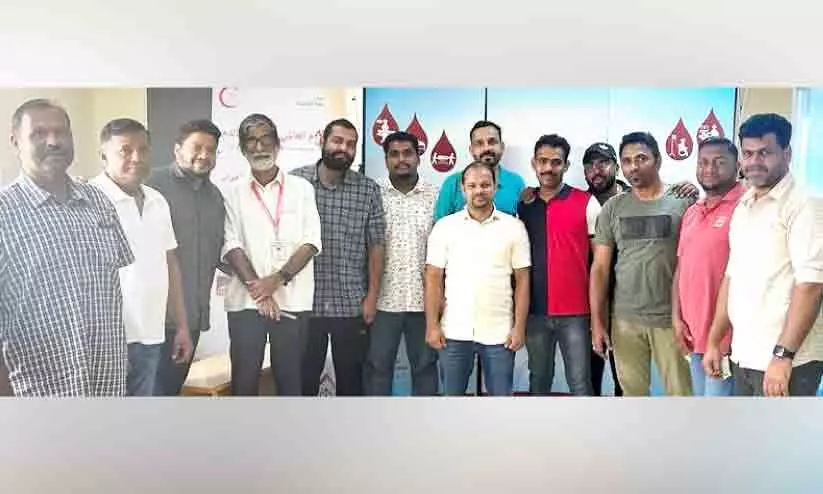 ഒ​മാ​നി​ല്‍ ഹോ​പ്പി​ന്റെ ര​ക്ത​ദാ​ന ക്യാ​മ്പ്