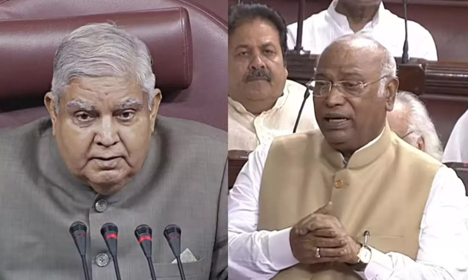 രാജ്യസഭ ചെയർമാൻ പ്രധാനമന്ത്രിക്ക് പ്രതിരോധം തീർക്കുന്നതെന്തിന്? ഖാർഗെ