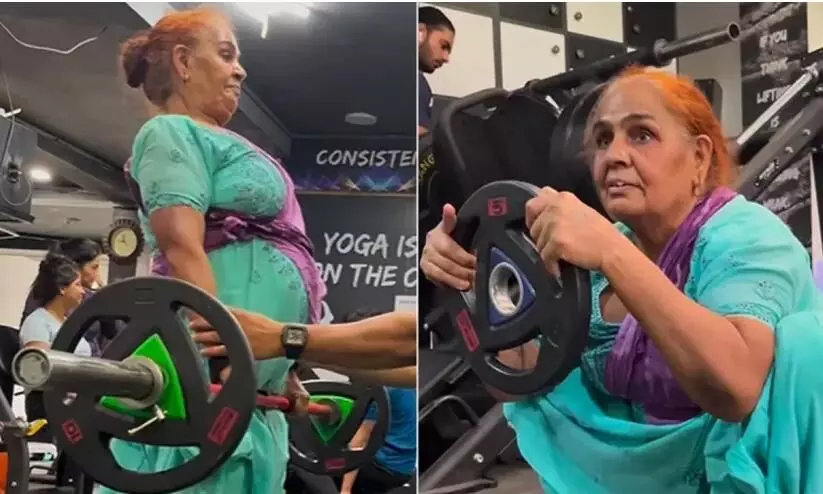 Video Of 68-Year-Old Woman Working Out At Gym