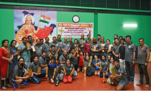 ബാ​ഡ്മി​ന്റ​ൺ: ആ​ർ.​ടി ന​ഗ​ർ ക​ര​യോ​ഗം ജേ​താ​ക്ക​ൾ