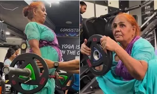 Video Of 68-Year-Old Woman Working Out At Gym