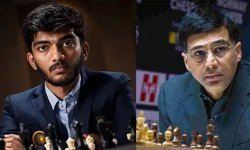 ആനന്ദിനെയും പിന്നിലാക്കി ഗുകേഷ്; ഇന്ത്യൻ ഗ്രാൻഡ് മാസ്റ്റർ ഇനി ഒമ്പതാം റാങ്കിൽ ആനന്ദിനെയും പിന്നിലാക്കി ഗുകേഷ്; ഇന്ത്യൻ ഗ്രാൻഡ് മാസ്റ്റർ ഇനി ഒമ്പതാം റാങ്കിൽ