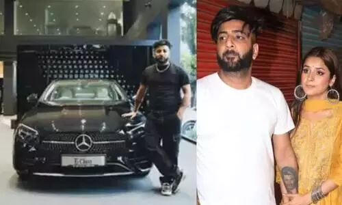 സഹോദരന്​ ലക്ഷങ്ങളുടെ ബെൻസ്​ സമ്മാനിച്ച്​ നടി