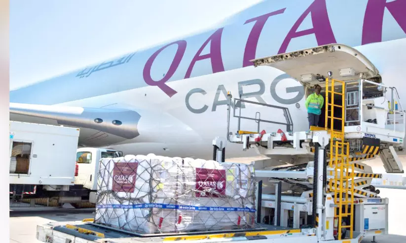 ചരക്കു നീക്കത്തിൽ സജീവമായി ഖത്തർഎയർവേസ് കാർഗോ ചരക്കു നീക്കത്തിൽ സജീവമായി ഖത്തർഎയർവേസ് കാർഗോ
