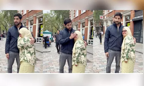 പൊ​ട്ടി​ക്ക​ര​ഞ്ഞ പെ​ൺ​കു​ട്ടി​യെ ചി​രി​പ്പി​ച്ച്​ ദു​ബൈ കി​രീ​ടാ​വ​കാ​ശി ശൈ​ഖ്​ ഹം​ദാ​ൻ...! വൈറലായി വിഡിയോ