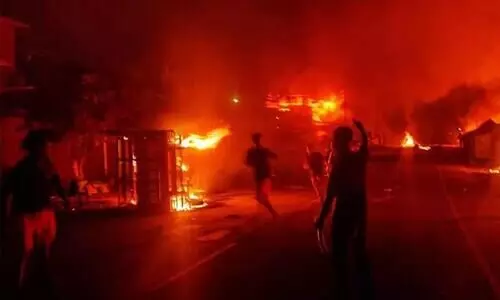 മണിപ്പൂരിൽ വീണ്ടും സംഘർഷം; ഇംഫാലിൽ രണ്ട് വീടുകൾക്ക് തീയിട്ടു