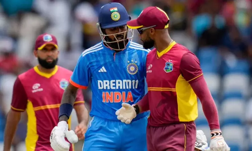 രണ്ടാം ടി20: ഇന്ത്യയെ 152 റൺസിനൊതുക്കി വിൻഡീസ്