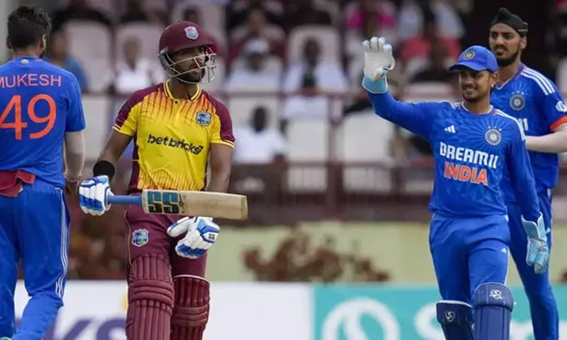 ജയിക്കാമായിരുന്ന കളിയും കൈവിട്ട് ഇന്ത്യ; പൂരാൻ വെടിക്കെട്ടിൽ വീണ്ടും വിൻഡീസ് ജയിക്കാമായിരുന്ന കളിയും കൈവിട്ട് ഇന്ത്യ; പൂരാൻ വെടിക്കെട്ടിൽ വീണ്ടും വിൻഡീസ്