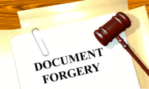 Fake professional documents