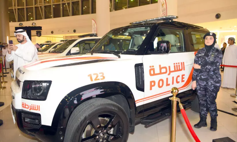 പുതുവര്ണത്തിൽ റാക് പൊലീസ് വാഹനങ്ങള് പുതുവര്ണത്തിൽ റാക് പൊലീസ് വാഹനങ്ങള്