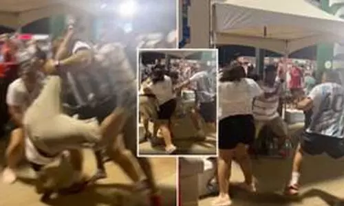 സ്റ്റേഡിയത്തിൽ വിജയാരവം, പുറത്ത് കൂട്ടത്തല്ല്; ഇൻർ മയാമി -ഡാലസ് ആരാധകർ എറ്റുമുട്ടി