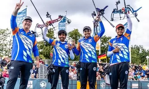 ചരിത്രത്തിലേക്ക് അമ്പെയ്ത് ഇന്ത്യയുടെ മെഡൽവേട്ട; ലോക ചാമ്പ്യൻഷിപ്പിൽ ആദ്യമായി ഒന്നാമത്