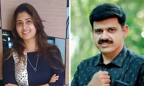 ഗാന്ധിജിയെ ചെറുതായൊന്ന് വെടിവെച്ച് കൊന്നത് ആരാണ് സന്ദീപ് ജി? ലക്ഷദ്വീപിലെ മദ്യനയത്തെച്ചൊല്ലി ഐഷ സുൽത്താനയും സന്ദീപ്​ വാര്യരും തമ്മിൽ സോഷ്യൽമീഡിയ പോര്​