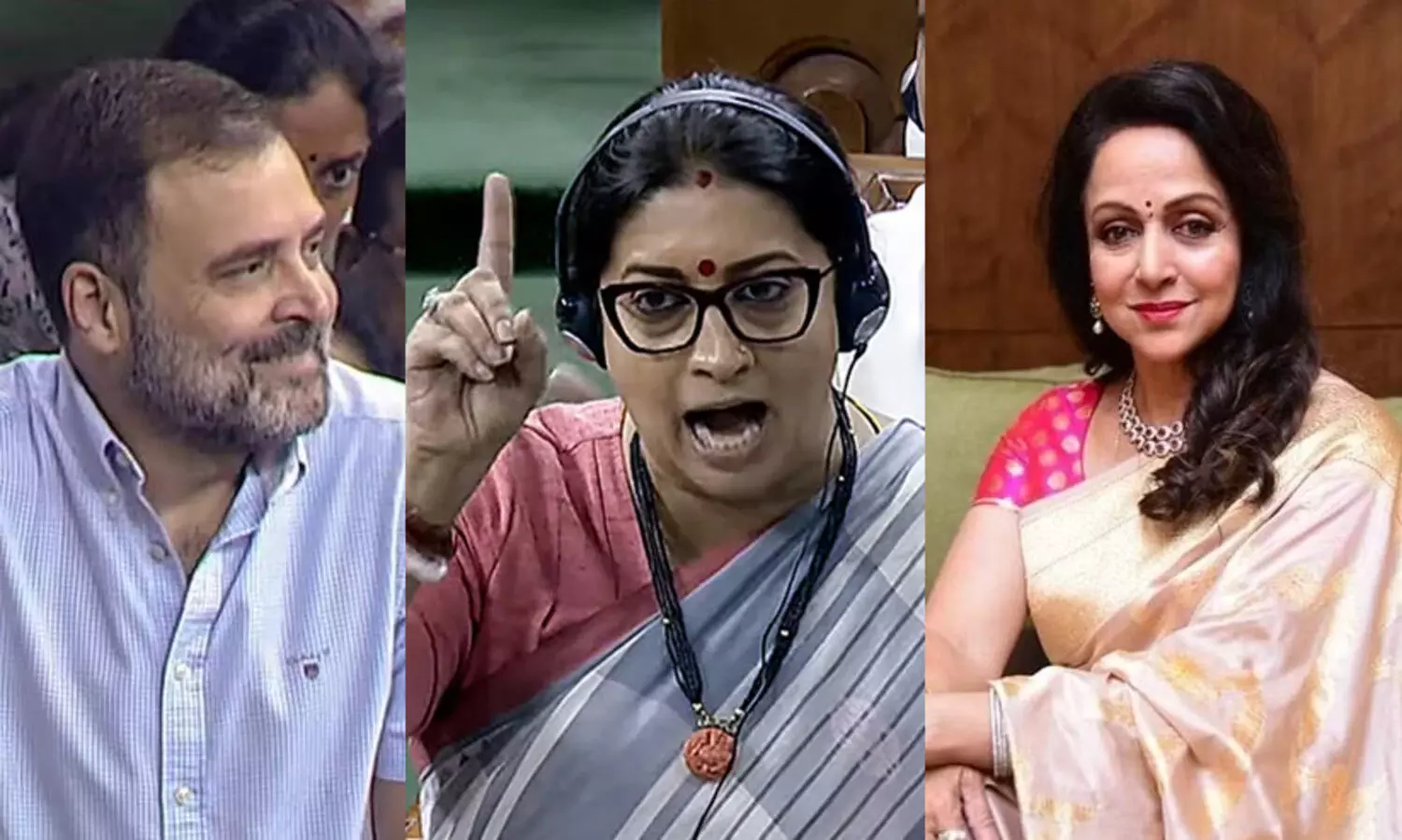 രാഹുൽ ഗാന്ധി ഫ്ലയിങ് കിസ് നൽകിയത് കണ്ടില്ലെന്ന് ബി.ജെ.പി എം.പി ഹേമമാലിനി