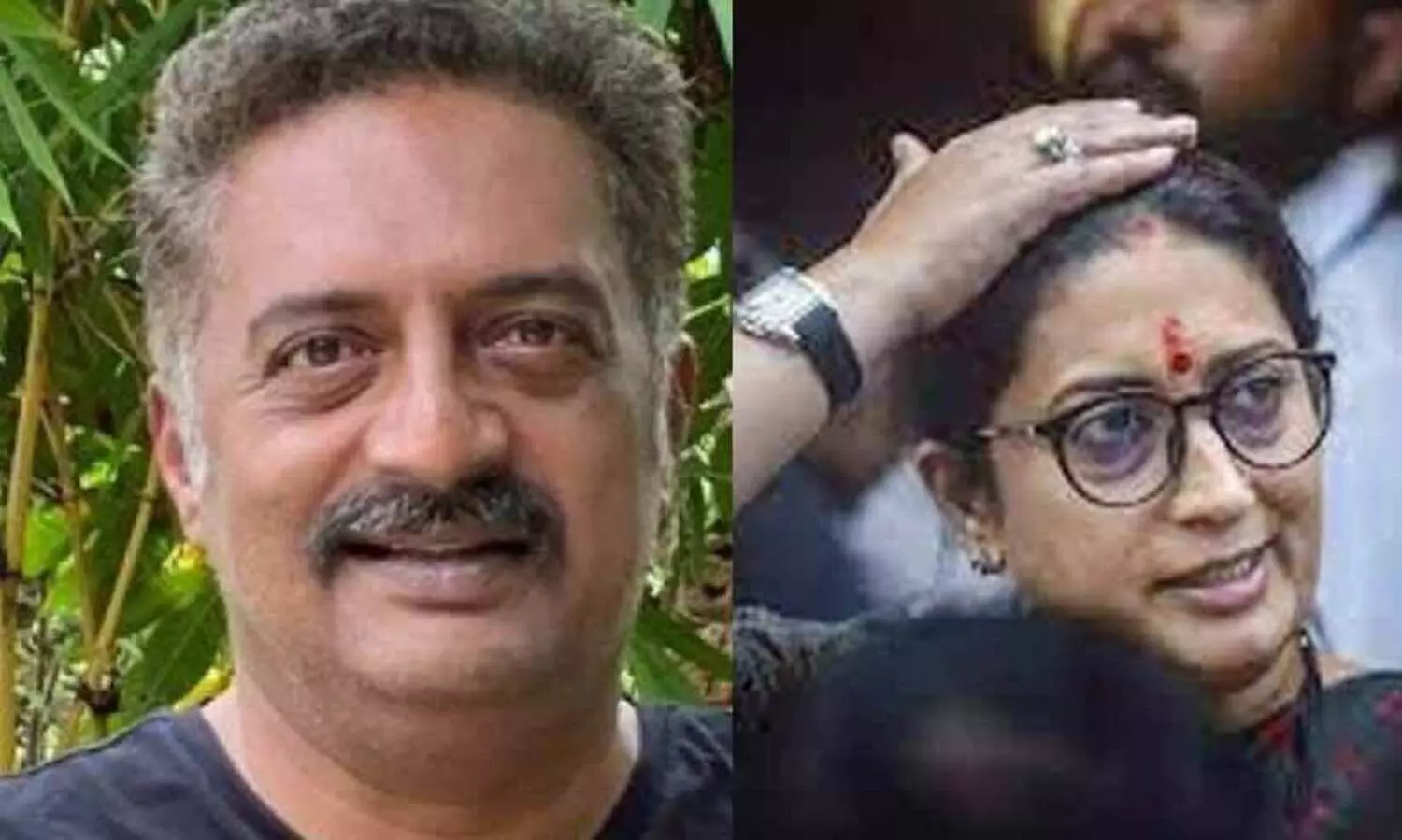 ഫ്ലയിങ് കിസ് ആണ് മാഡം ജിക്ക് പ്രശ്നം; മണിപ്പൂരിലെ സ്ത്രീകളുടെ പ്രശ്നങ്ങൾ അറിഞ്ഞ മട്ടില്ല -സ്മൃതി ഇറാനിക്കെതിരെ പ്രകാശ് രാജ്