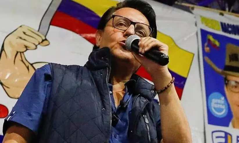 ഇക്വഡോർ പ്രസിഡന്‍റ് സ്ഥാനാർഥി വെടിയേറ്റ് മരിച്ചു