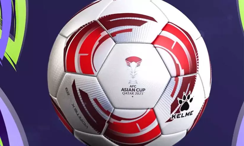 ​വോർടെക്​സ്​ എസി23’ ഏഷ്യൻ കപ്പ് ഫുട്​ബാളിൻെറ ഔദ്യോഗിക പന്ത്​