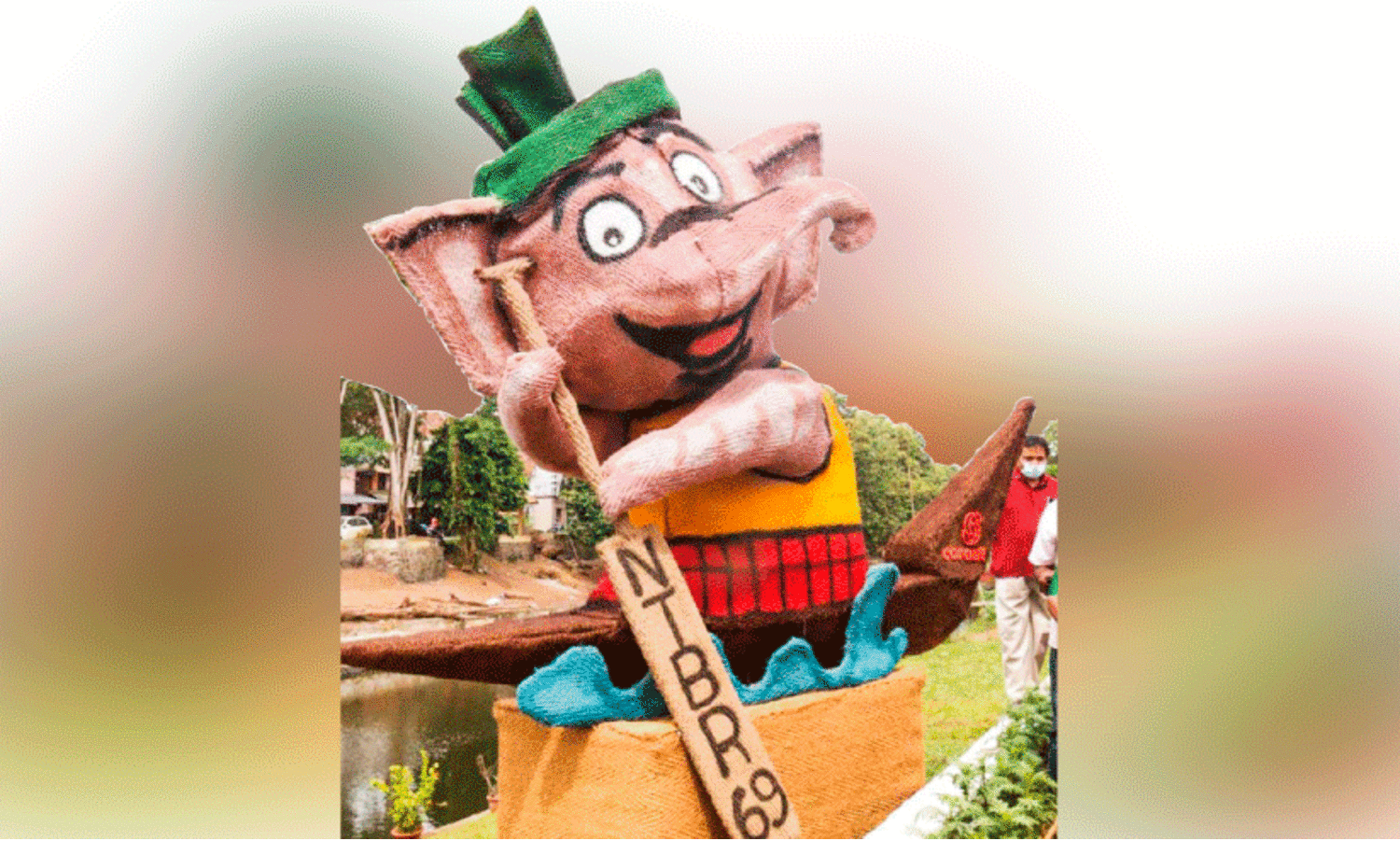 നെ​ഹ്‌​റു ട്രോ​ഫി വ​ള്ളം​ക​ളി​:ഹിറ്റായി കയറില്‍ തീര്‍ത്ത കേശു