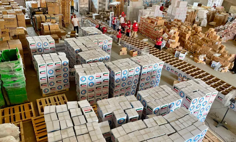 സുഡാന് 190 ടൺ മെഡിക്കൽ, ഭക്ഷണ സാധനങ്ങൾ എത്തിക്കും സുഡാന് 190 ടൺ മെഡിക്കൽ, ഭക്ഷണ സാധനങ്ങൾ എത്തിക്കും