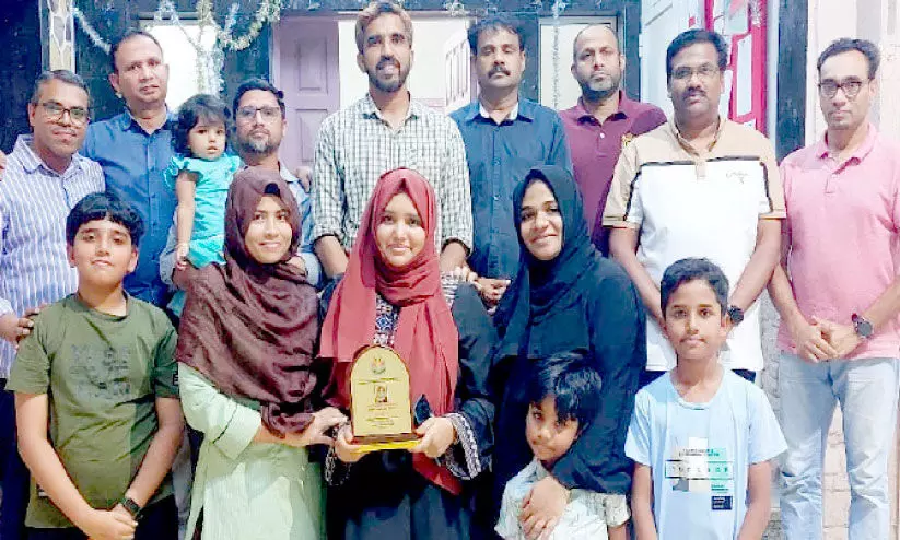 ഷഹർബാൻ നൗഷാദിന് യാത്രയയപ്പ് ഷഹർബാൻ നൗഷാദിന് യാത്രയയപ്പ്