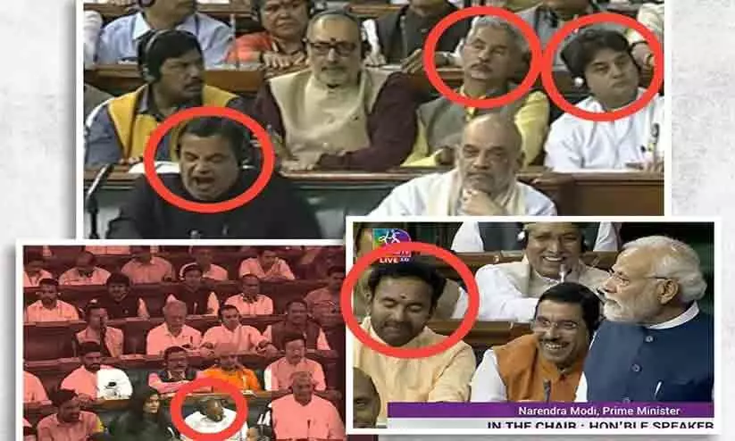 ഹൊ...എന്തൊരു ഉറക്കം..!; പ്രധാനമന്ത്രിയുടെ പ്രസംഗവും ഭരണപക്ഷ അംഗങ്ങളുടെ ഉറക്കവും വൈറൽ