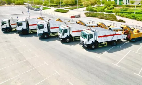 ഹൈവേ ശുചീകരണത്തിന് അഞ്ച് പുതിയ​ വാഹനങ്ങൾ