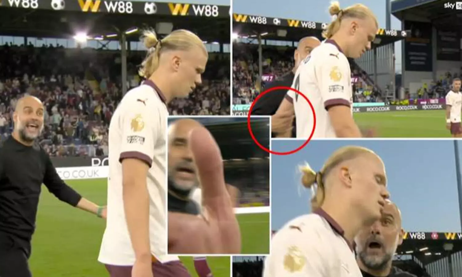 ഇരട്ട ഗോൾ നേടിയിട്ടും ഹാലൻഡിനോട് തട്ടിക്കയറി ഗ്വാർഡിയോള; അരിശം തീരാഞ്ഞിട്ട് കാമറയും തട്ടി മാറ്റി