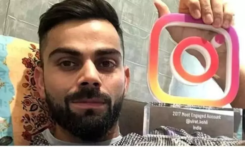 ഇൻസ്റ്റാഗ്രാം പോസ്റ്റിന് 11.45 കോടി പ്രതിഫലം ലഭിക്കുമോ? സത്യാവസ്ഥ വെളിപ്പെടുത്തി വിരാട് കോഹ്ലി ഇൻസ്റ്റാഗ്രാം പോസ്റ്റിന് 11.45 കോടി പ്രതിഫലം ലഭിക്കുമോ? സത്യാവസ്ഥ വെളിപ്പെടുത്തി വിരാട് കോഹ്ലി