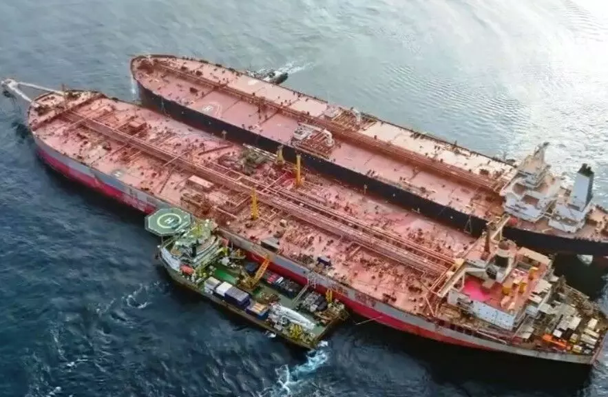 ചെങ്കടലിൽ തകരാറിലായ ‘സാഫിർ’ എണ്ണകപ്പൽ പ്രശ്​നത്തിന്​ പരിഹാരം